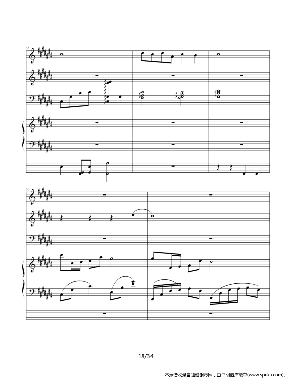 JJ林俊杰歌曲串烧18-钢琴谱-曲谱