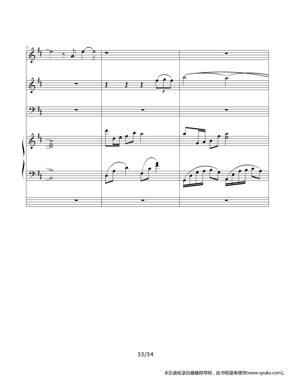 JJ林俊杰歌曲串烧33-钢琴谱-曲谱