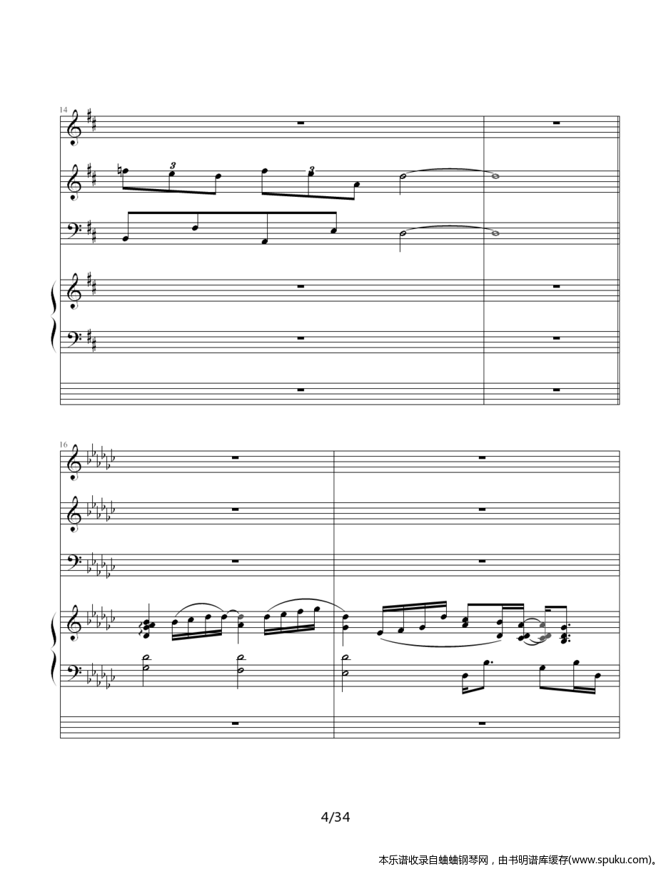JJ林俊杰歌曲串烧4-钢琴谱-曲谱