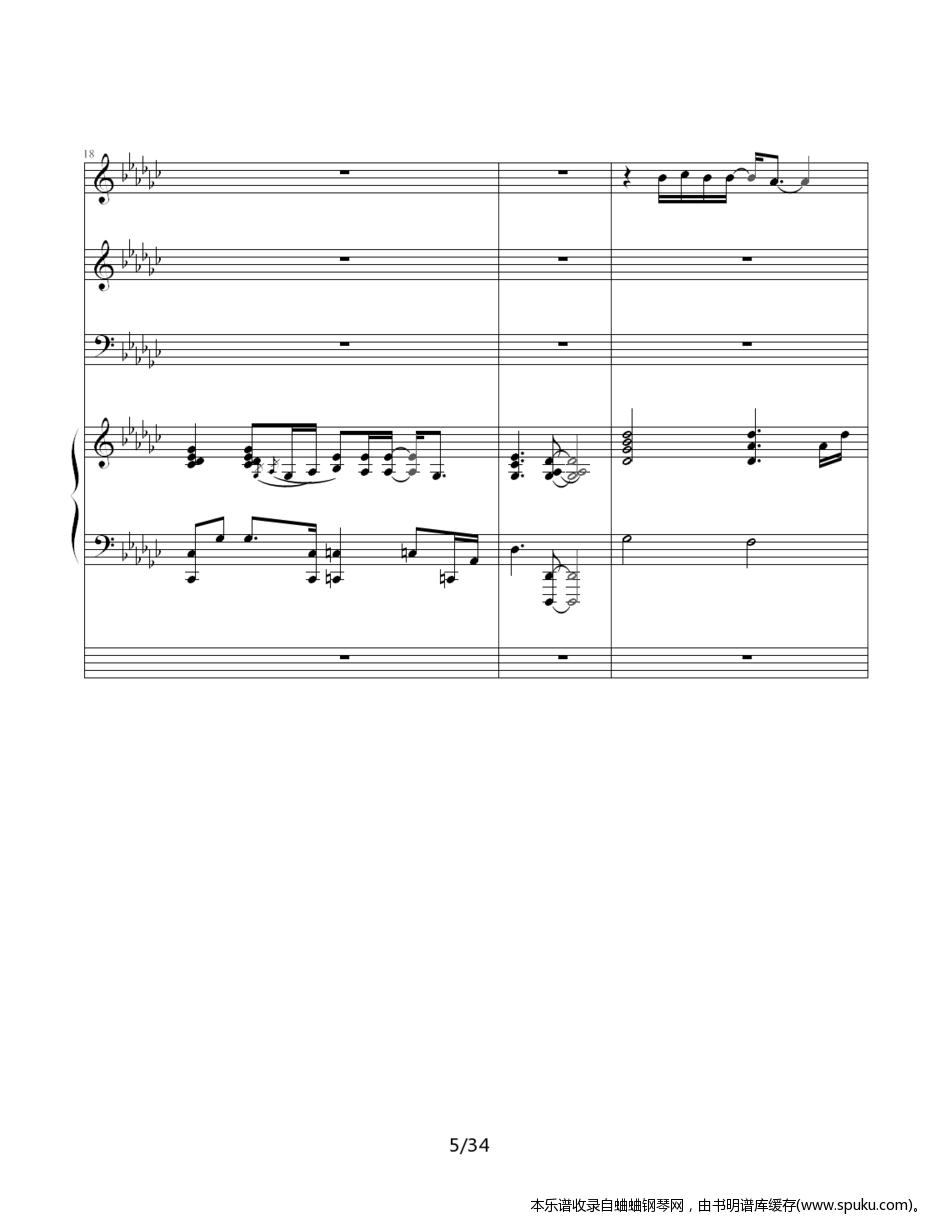 JJ林俊杰歌曲串烧5-钢琴谱-曲谱
