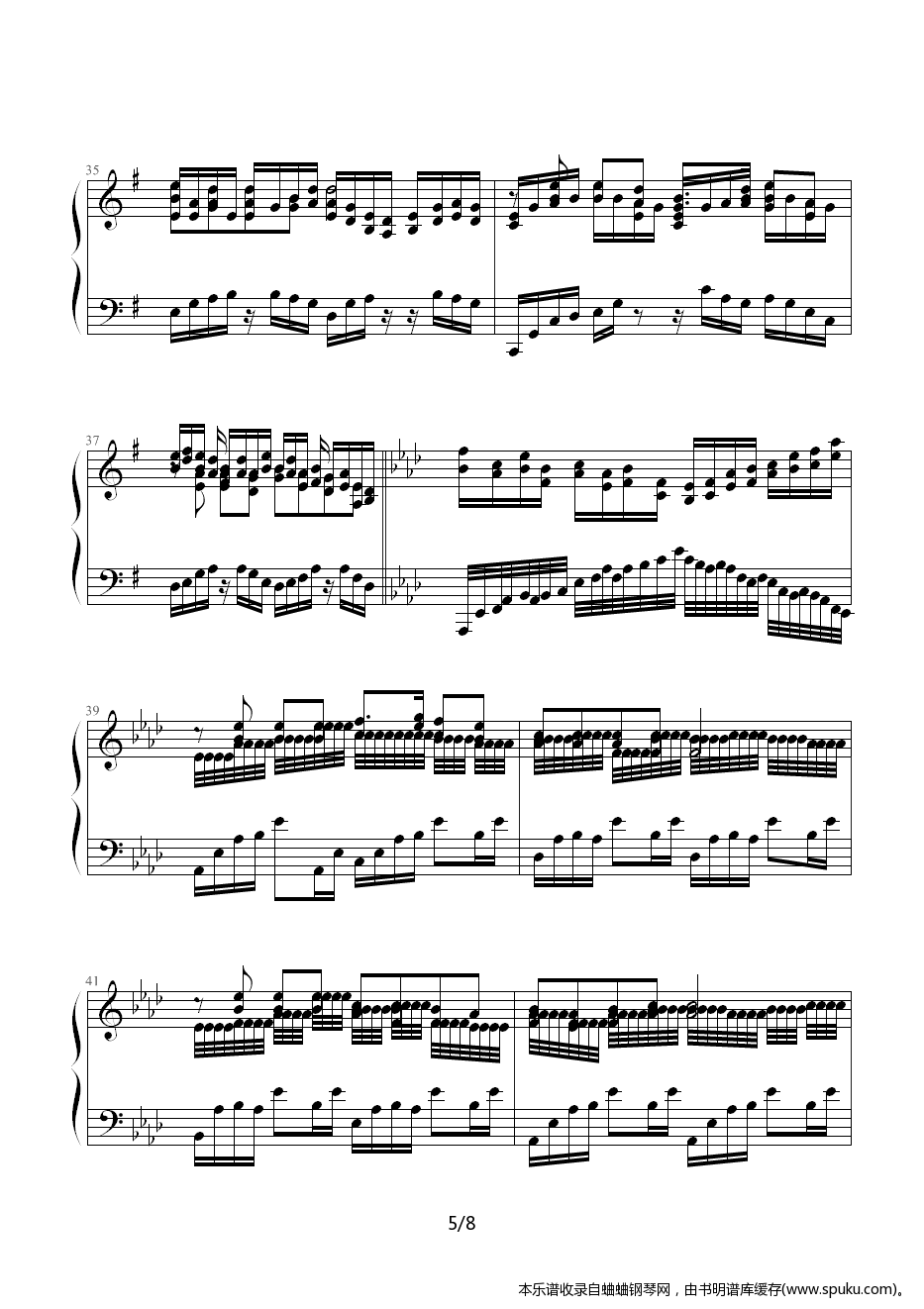 OriginalWind5-钢琴谱-曲谱