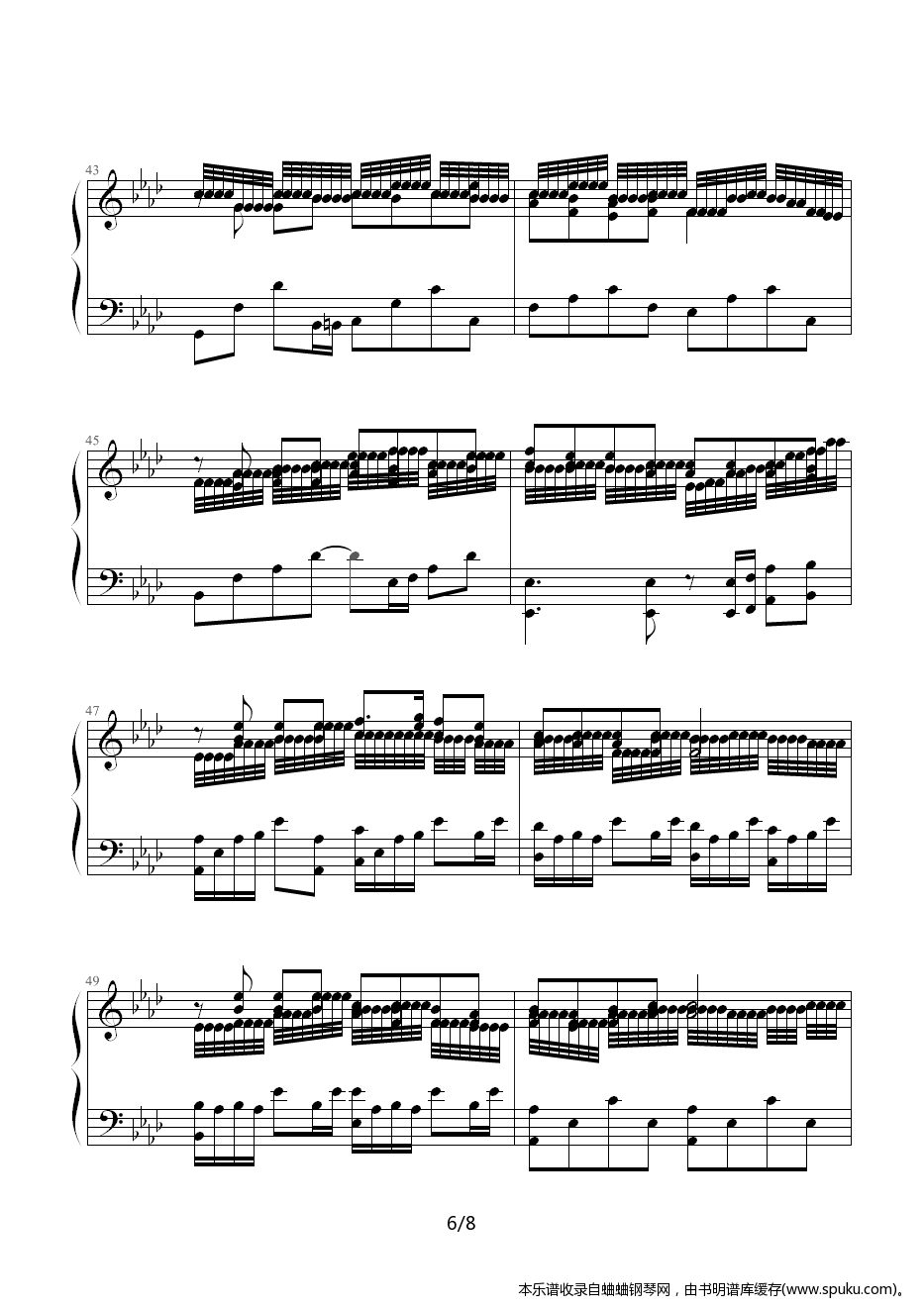 OriginalWind6-钢琴谱-曲谱