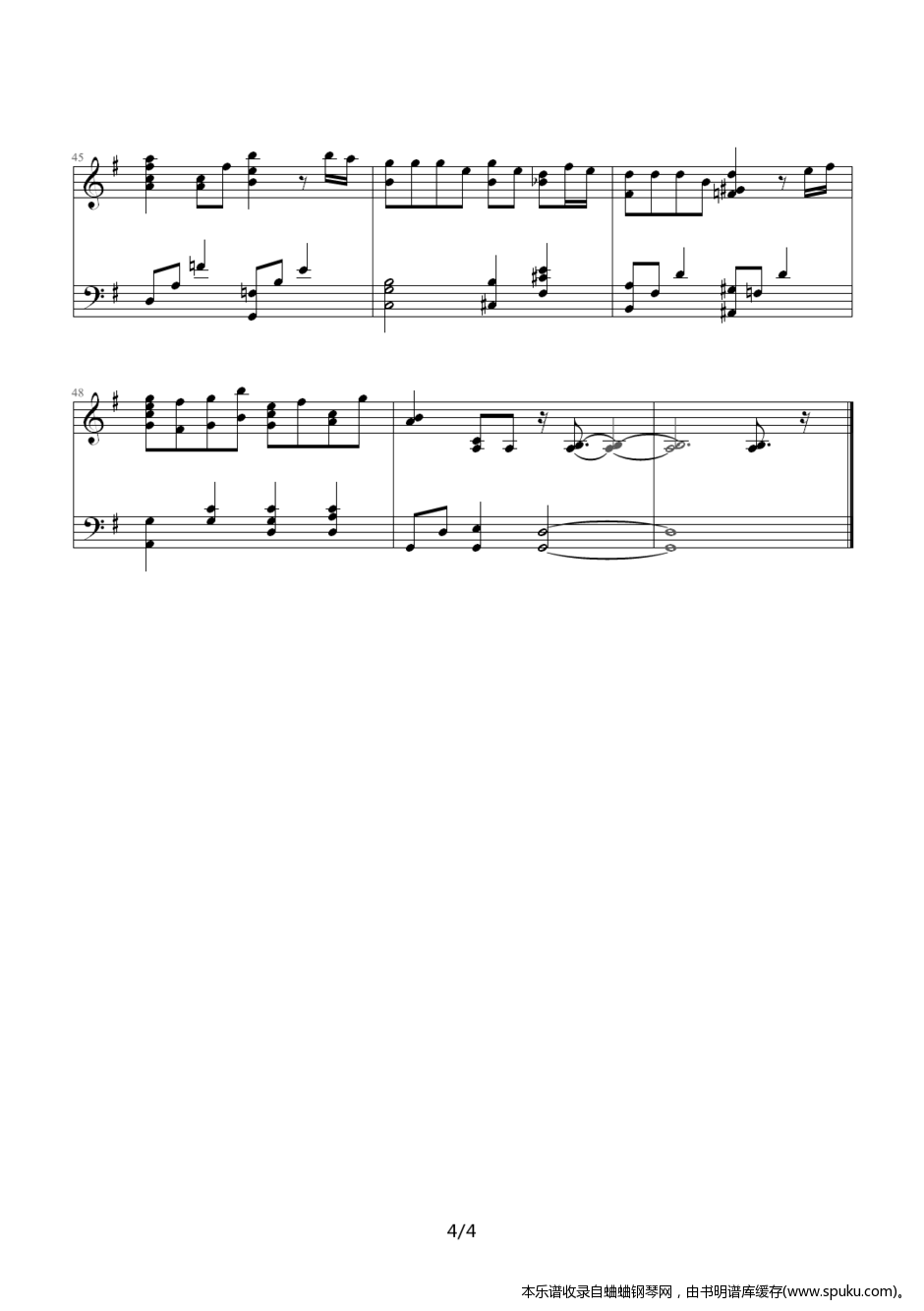 hidamari4-钢琴谱-曲谱