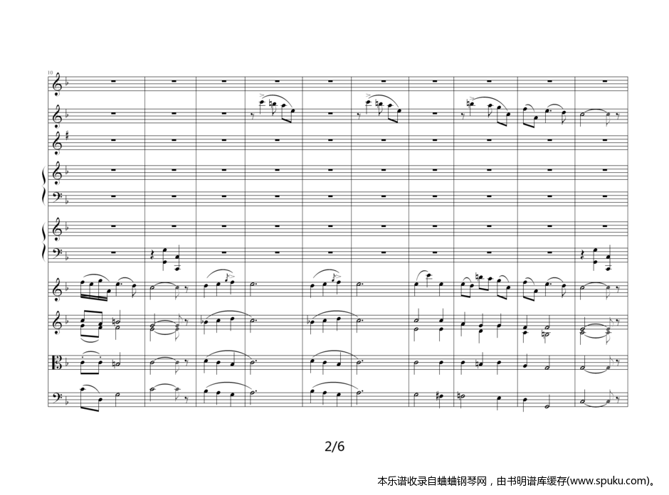乡间骑士间奏曲2-钢琴谱-曲谱