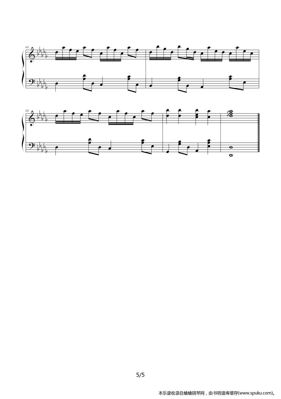 争气5-钢琴谱-曲谱