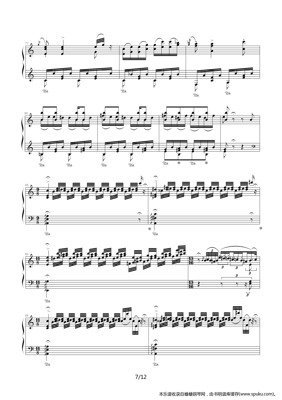 匈牙利狂想曲第10号7-钢琴谱-曲谱