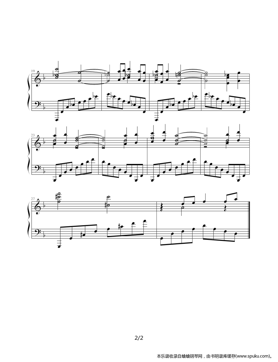 沉思2-钢琴谱-曲谱