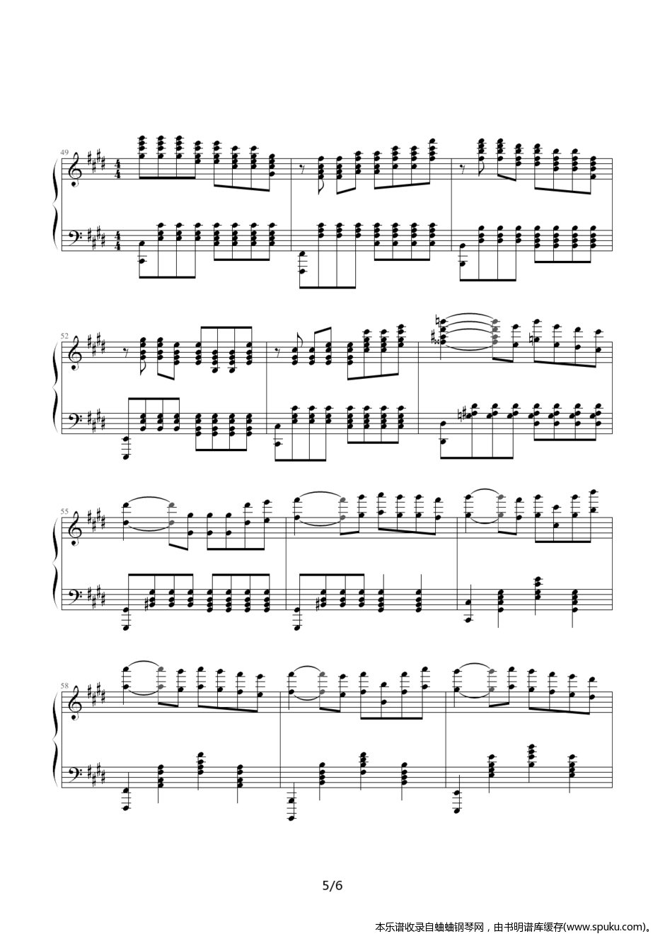 澄镜之水5-钢琴谱-曲谱
