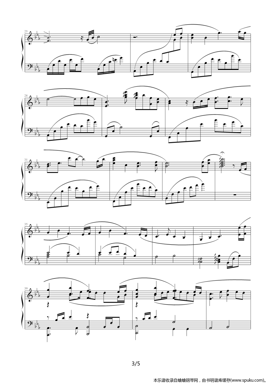 遥かな年月3-钢琴谱-曲谱
