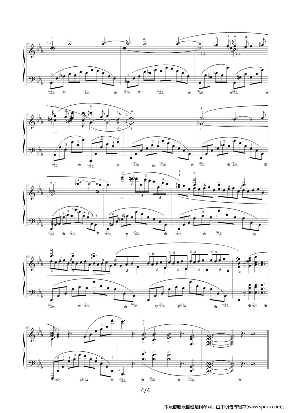 夜曲4-钢琴谱-曲谱
