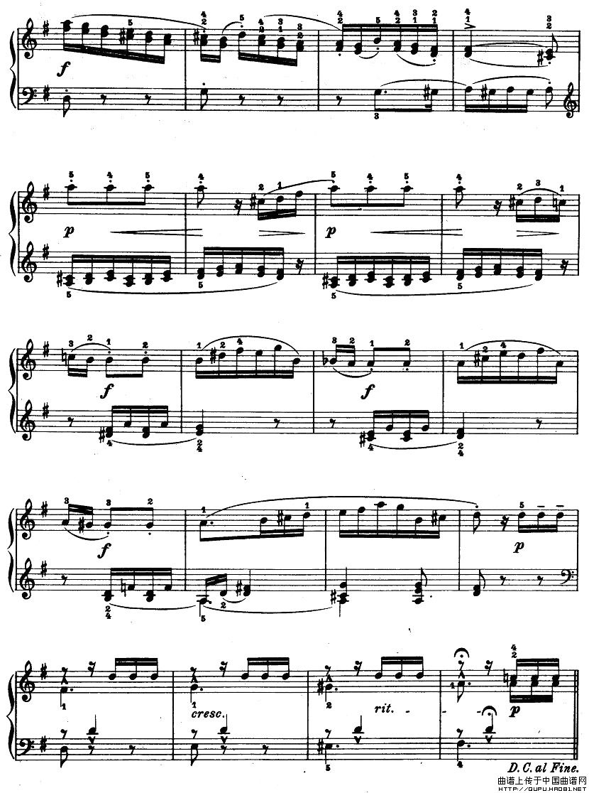 儿童钢琴进阶练习曲50首-422-钢琴谱-曲谱