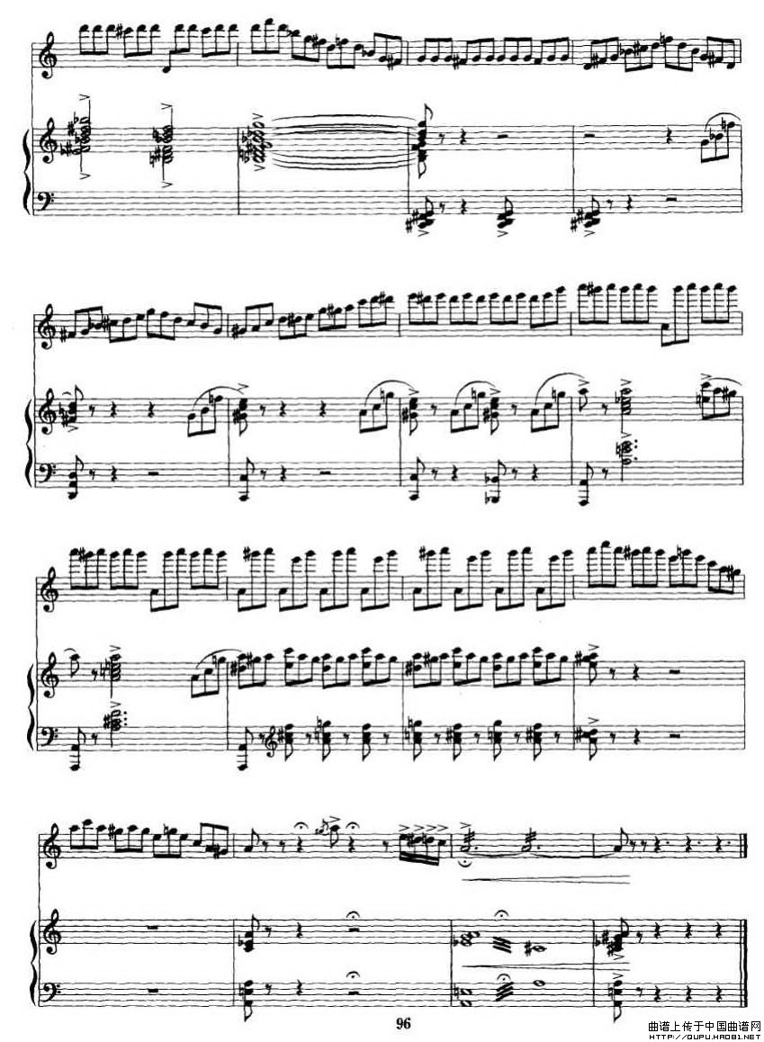 第二二胡狂想曲17-钢琴谱-曲谱