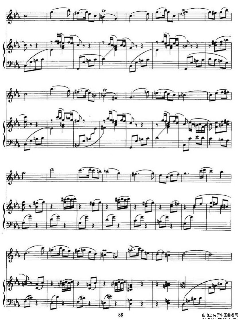 第二二胡狂想曲7-钢琴谱-曲谱