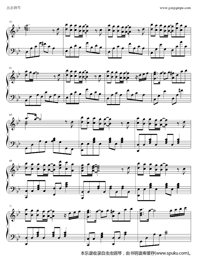 Tegami4-钢琴谱-曲谱