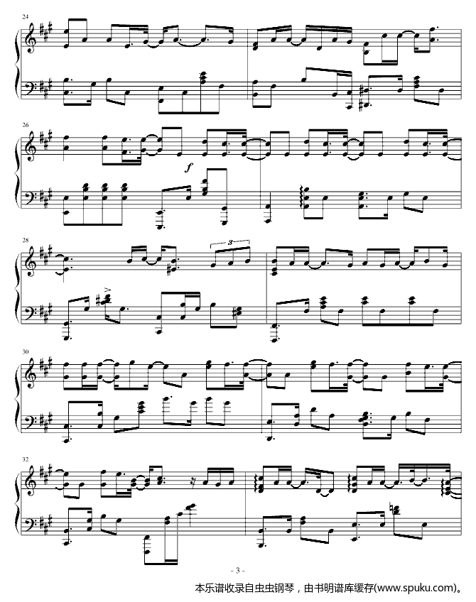 钢琴随笔3-钢琴谱-曲谱