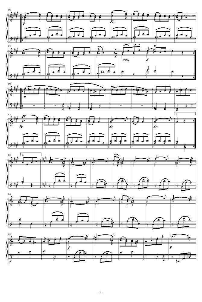 Mozart K310 33-钢琴谱-曲谱
