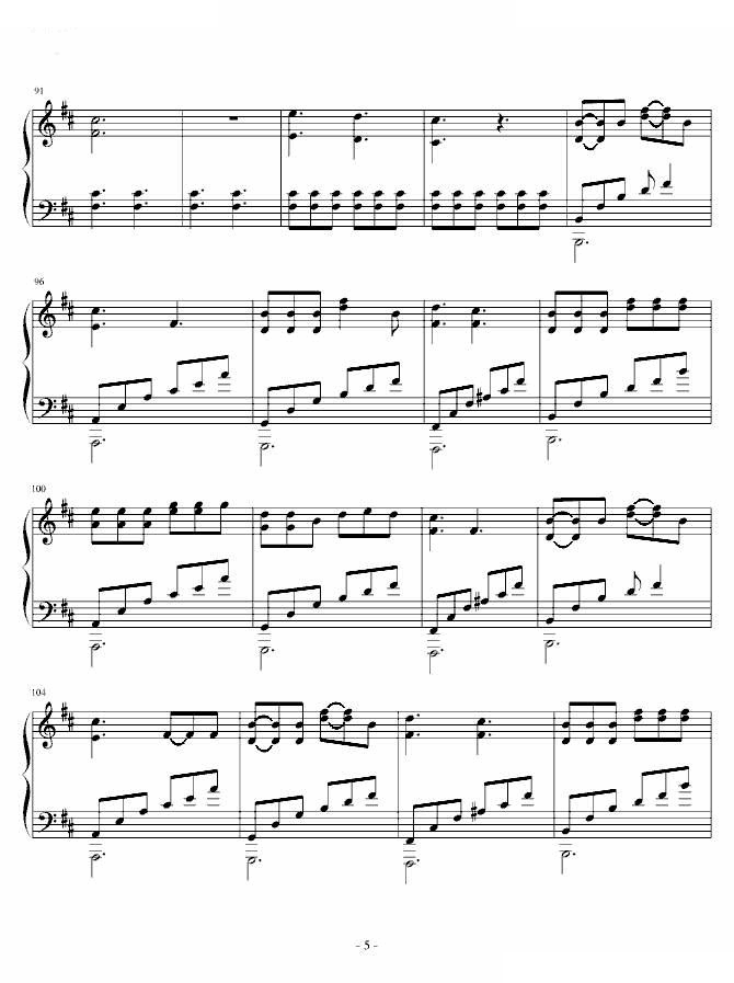 指环5-钢琴谱-曲谱