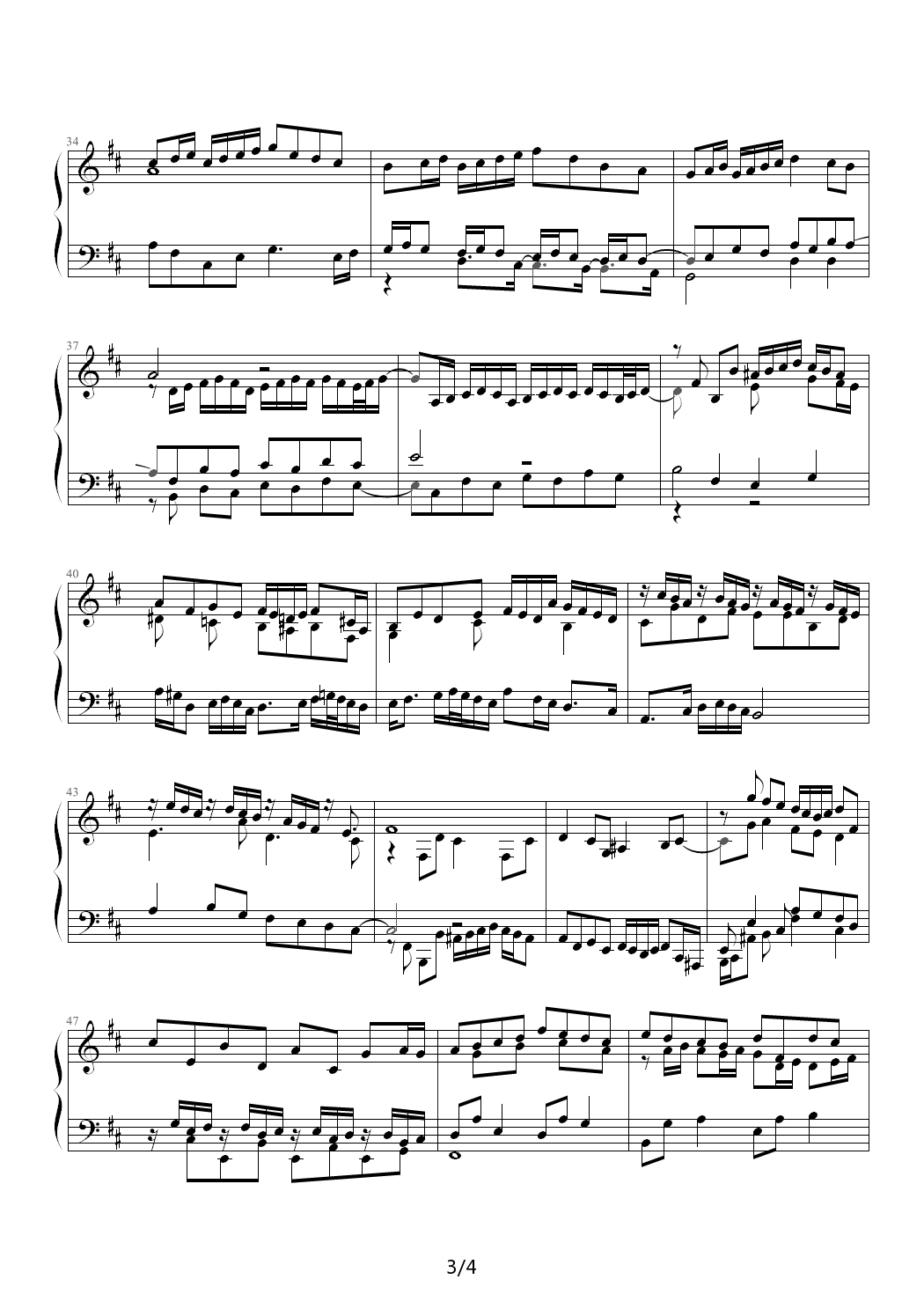 Fugue in B minor钢琴谱|Fugue in B minor最新钢琴谱|Fugue in B minor钢琴谱下载