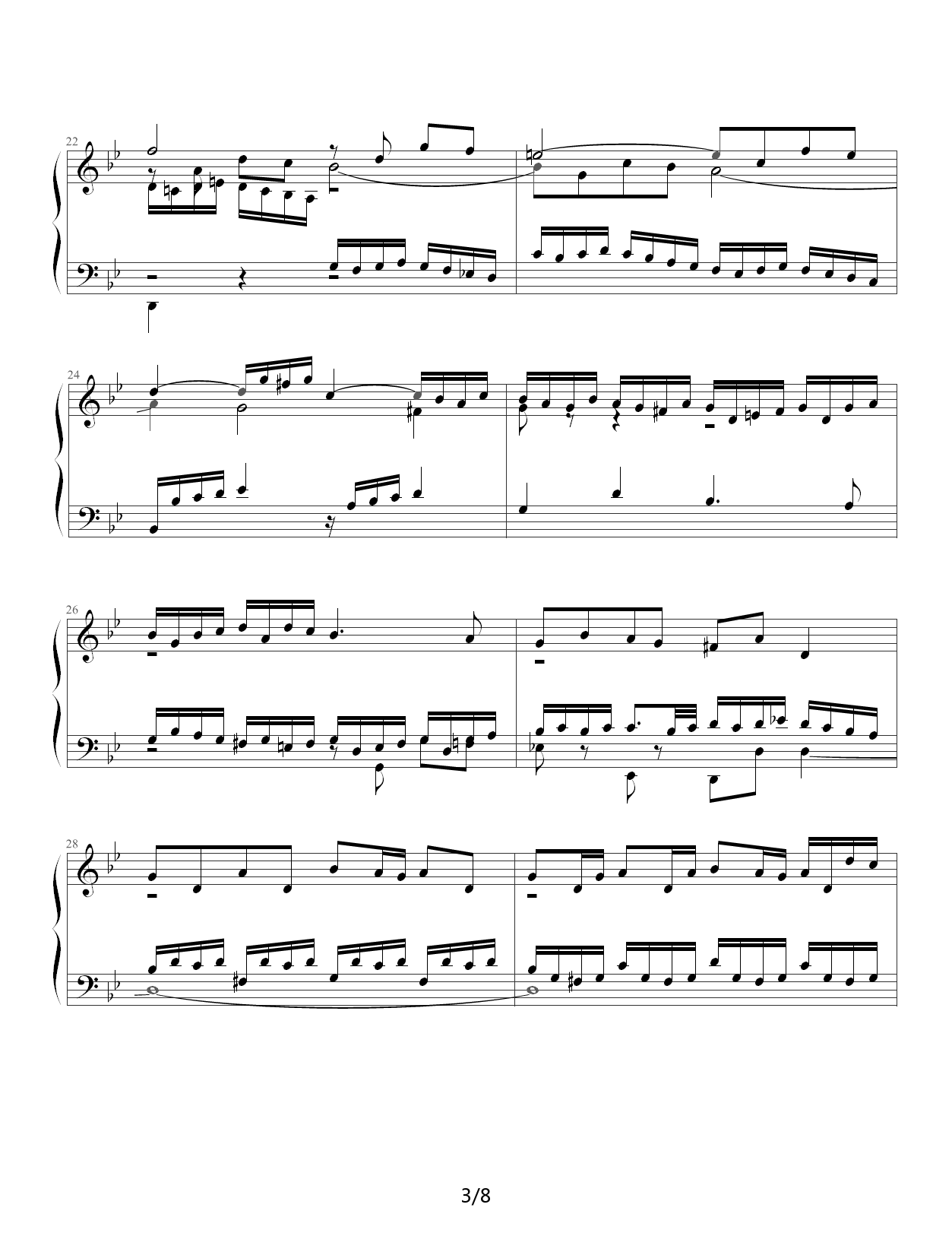 Fugue in G Minor钢琴谱|Fugue in G Minor最新钢琴谱|Fugue in G Minor钢琴谱下载