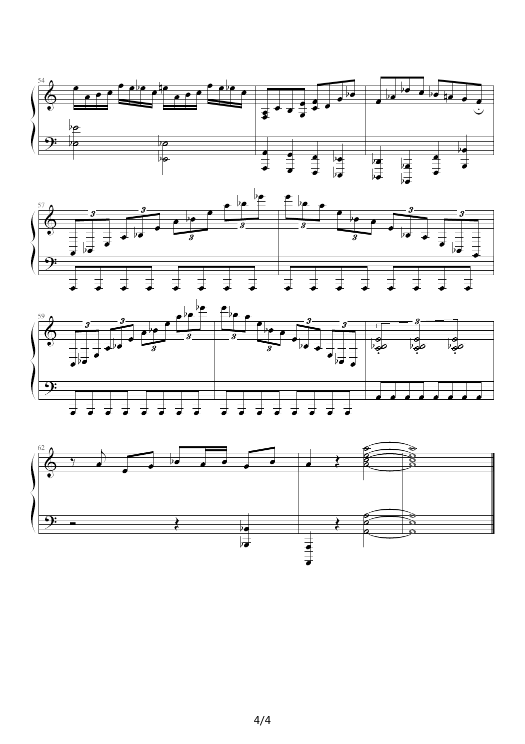 THE FIERCE BATTLE钢琴谱|THE FIERCE BATTLE最新钢琴谱|THE FIERCE BATTLE钢琴谱下载