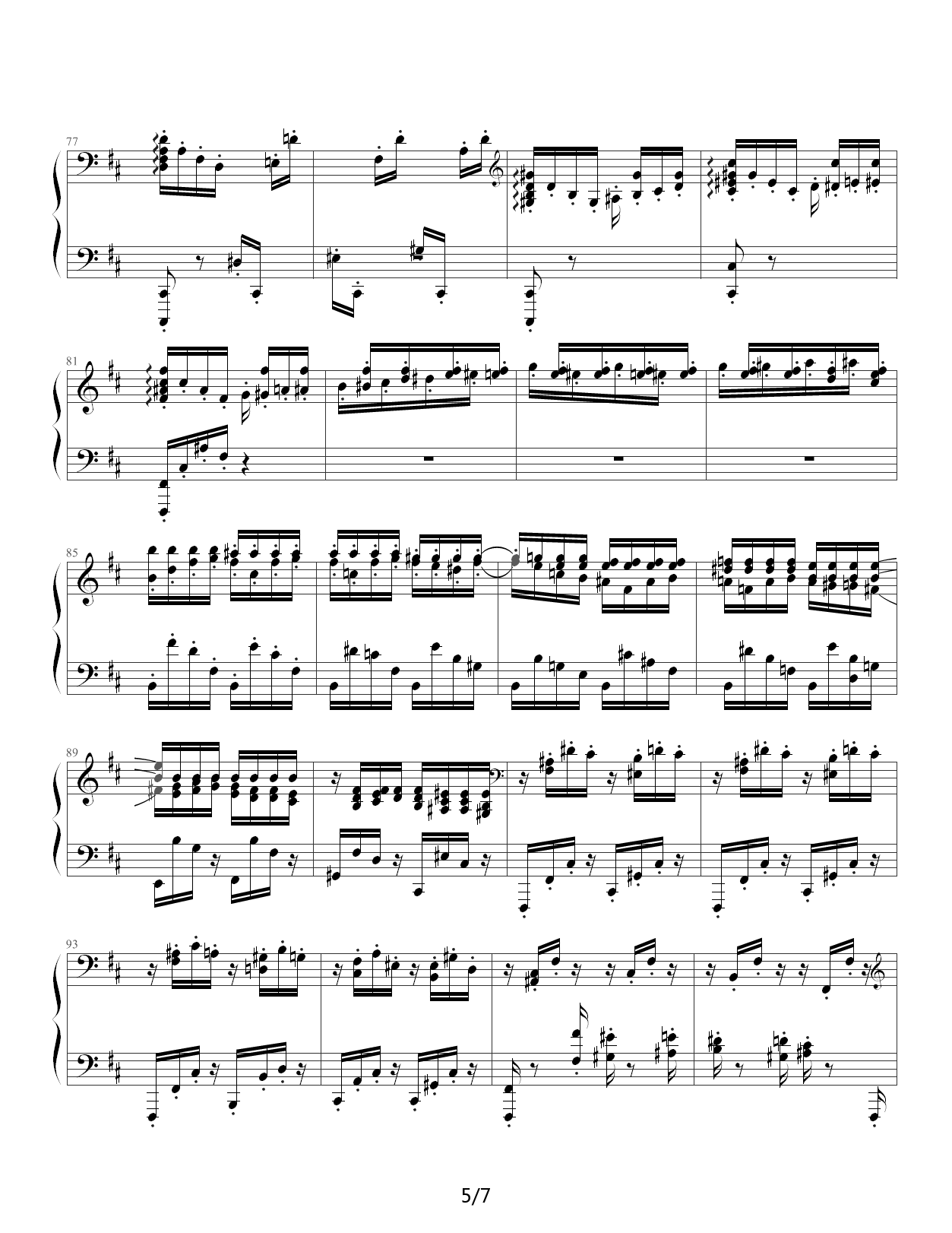 Capriccio钢琴谱|Capriccio最新钢琴谱|Capriccio钢琴谱下载