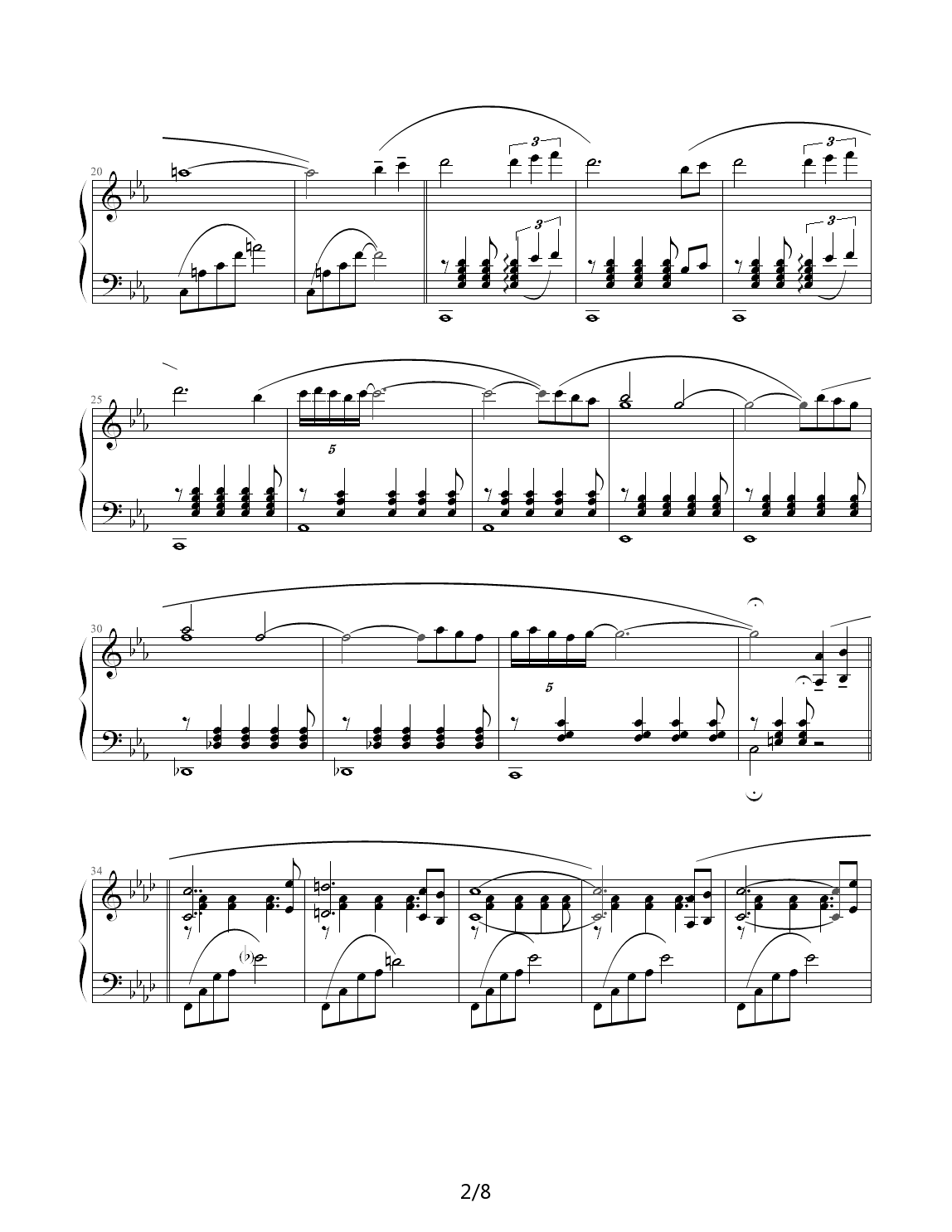 Fantasia钢琴谱|Fantasia最新钢琴谱|Fantasia钢琴谱下载