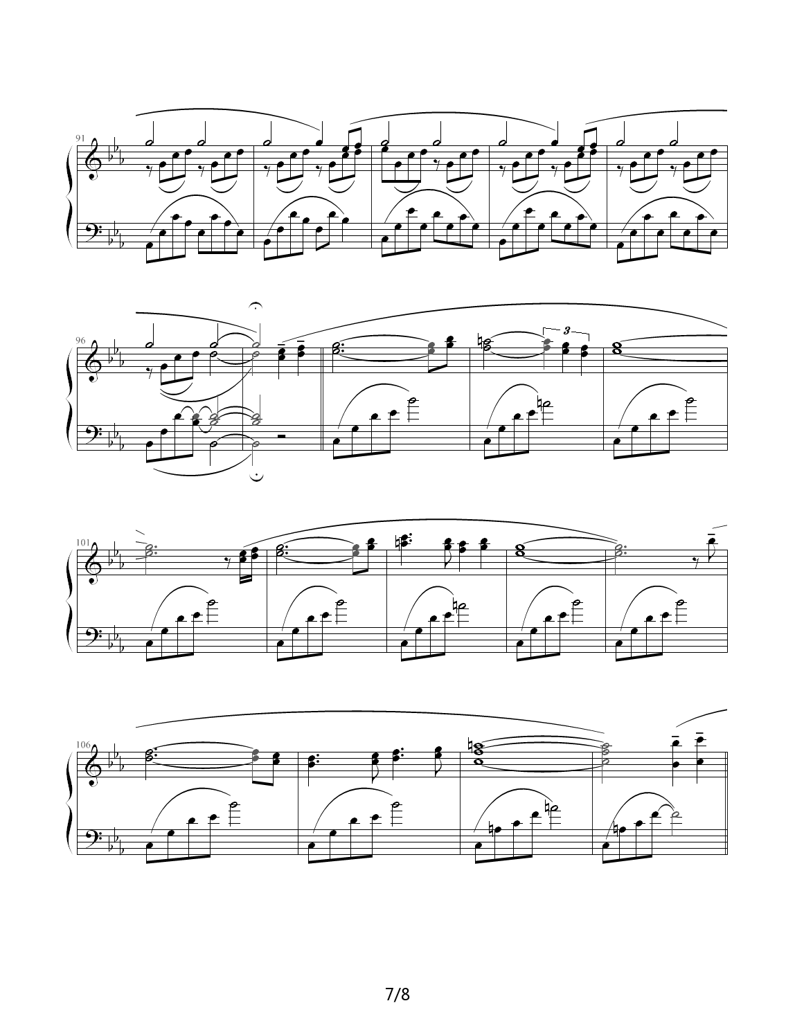Fantasia钢琴谱|Fantasia最新钢琴谱|Fantasia钢琴谱下载