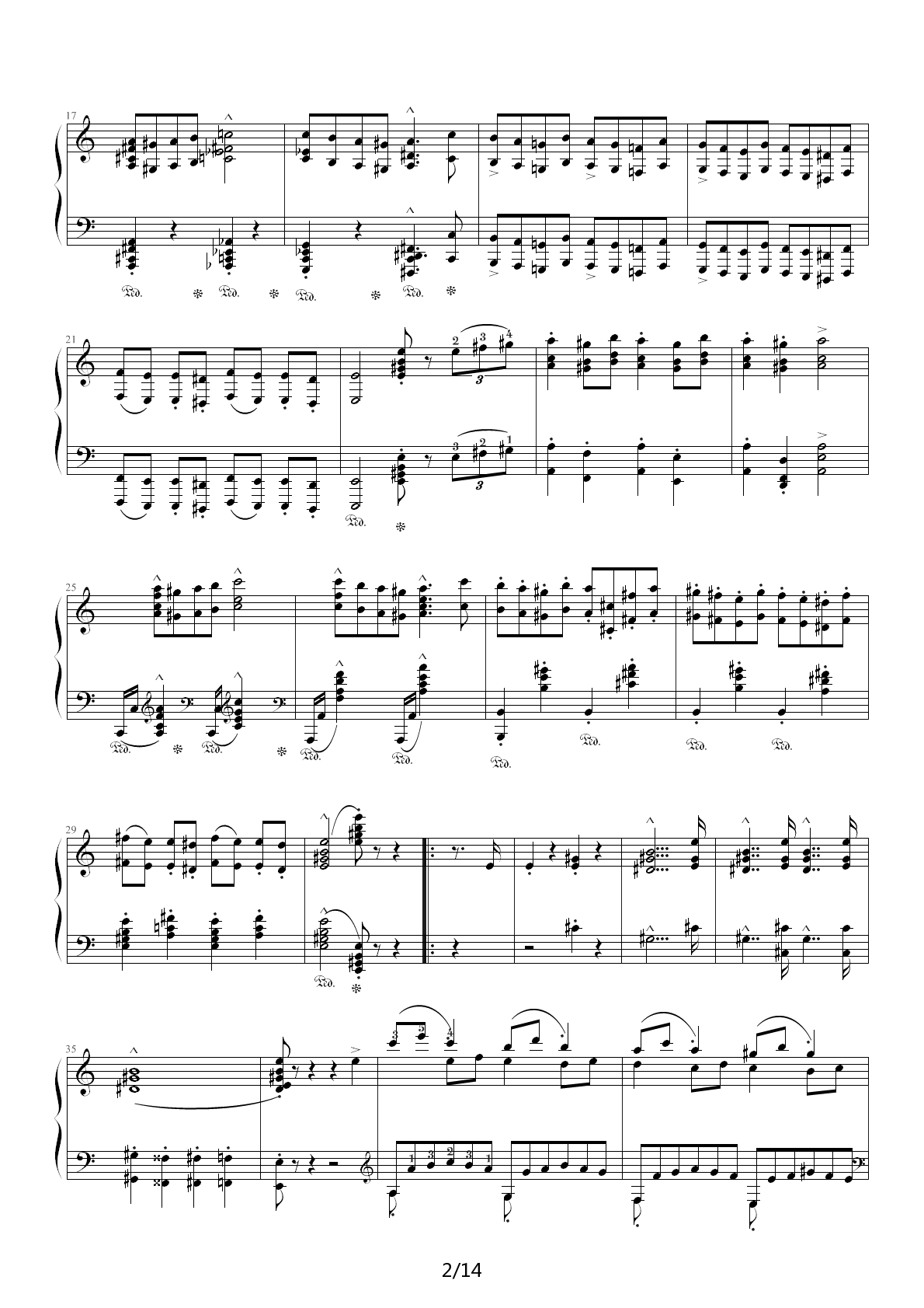匈牙利狂想曲第15号钢琴谱|匈牙利狂想曲第15号最新钢琴谱|匈牙利狂想曲第15号钢琴谱下载