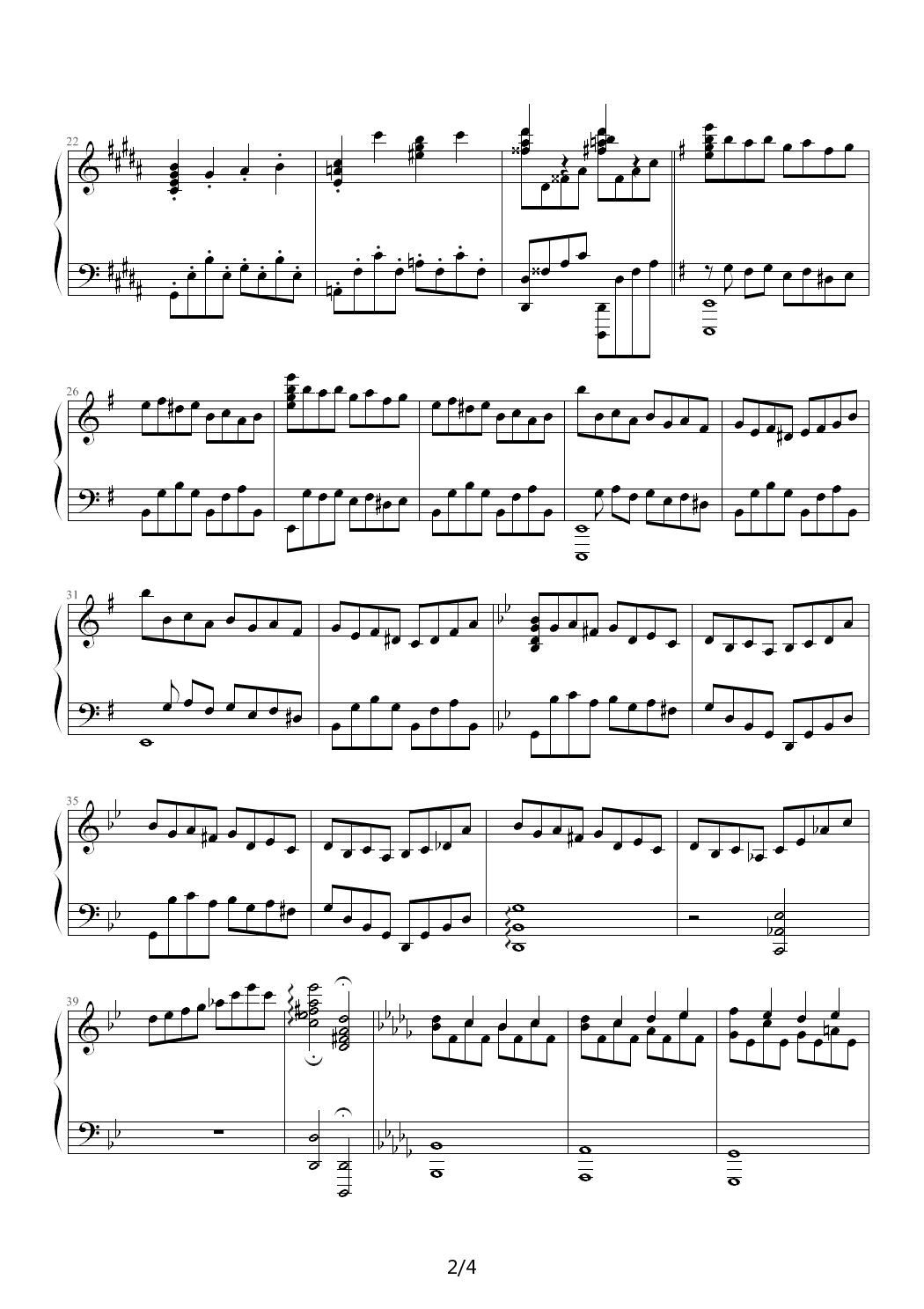 Prelude钢琴谱|Prelude最新钢琴谱|Prelude钢琴谱下载