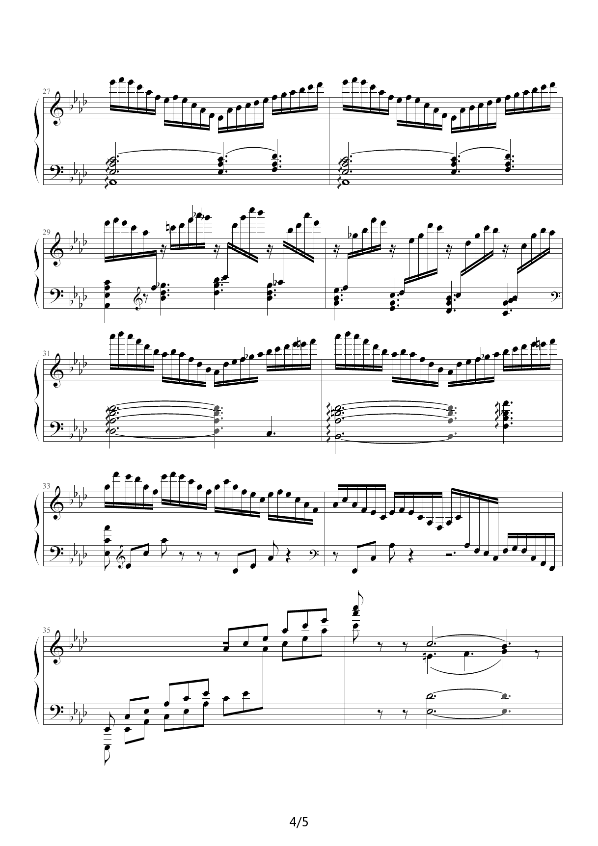 练习曲钢琴谱|练习曲最新钢琴谱|练习曲钢琴谱下载